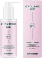 Зволожуючий гель для вмивання з 4Д гіалуроновою кислотою - Mr.Scrubber 4D Hyaluronic Acid Face Gel Cleansing 150ml.
