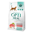 Сухой корм для кошек Optimeal Adult Cat Sterilised Beef & Sorghum с говядиной и сорго для стерилизованных