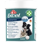 Вітаміні 8in1 Excel Brewers Yeast для собак та котів, пивні дріжджі з часником, для шкіри та шерсті, 260 шт