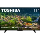 Смарт ТВ Toshiba 55 дюймов 4K UHD, Android, Dolby Audio, черный