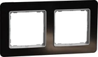 Рамка 2-постова Schneider Electric Sedna Design Штучне чорне скло SDD361802