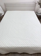Покрывало Ecotton Cream White Евро 220x240 см Стеганое Полисатин (25176_000)