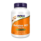 Аминокислота NOW Foods Betaine HCl 648 мг