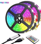 Светодиодная RGB лєнта 10М. с пультом в комплекте 15LED/m USB LED 5050
