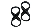 Лямки для тяги EasyFit Infinity EF-8888-M для становой тяги (восьмерки) M - 76,2 см 2 шт Черный