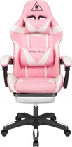 Геймерське крісло Kruger & Matz GX-150 White/Pink (5901890068635)