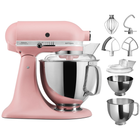 Кухонна машина KitchenAid Artisan 4,8 л 5KSM175PSEDR з відкидним блоком колір суха троянда