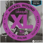 Струны для электрогитар D'Addario EXL156 XL Fender Bass VI (24-84)