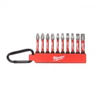 Біти Milwaukee Shockwave carabiner, набір 10шт, сталь (4932480941)