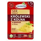 Сир нарізка Mlekpol Krolewski z kolna 400 г