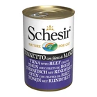 Влажный корм для котов Schesir Tuna with Beef Fillets 140 г