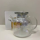 Чайник для заварювання скляний з металевою кришкою 1,5 л Stenson R92988