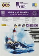 Бумага для акварели ZiBi Classic A3 200 г/м2 10 листов (ZB.1981C)