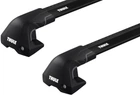 Багажник на гладкую крышу Thule Edge Wingbar Black для Volkswagen Passat NMS (mkI) 2012-2018 (USA) (TH 7215B-7215B-7205-5185)