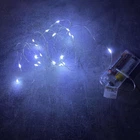 Гирлянда светодиодная НА БАТАРЕЙКАХ 2 м 20 диодов LED белый цвет