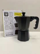 Гейзерная кофеварка алюминиевая 300 мл Maestro MR-1666-6 Black