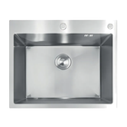 Мийка з нержавіючої сталі MIXXUS MH6050 DECOR NANO-SILVER колір нержавійка ( MI7043 ) 31189