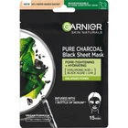 Маска для обличчя Garnier Skin Naturals Чорна Тканинна Вугілля + Чорні водорості 28 г (3600542097208)