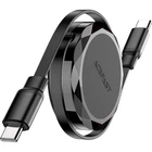 Кабель USB 2.0 Type-C M-M, 0.8м 60W dual retraction Black, C13-03 Acefast