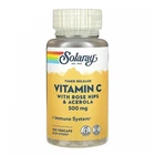 Вітамін С, Vitamin C, Solaray, двофазне вивільнення, 500 мг, 100 капсул