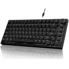 Механическая клавиатура Ajazz AK820 Black – 75% форм-фактор, 82 клавиши, горячая замена, проводное подключение