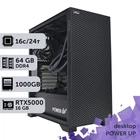 Рабочая станция PowerUp Desktop #466 Core i7 13700K / 64 GB / SSD 1TB / NVIDIA Quadro RTX5000 16GB специализированная вычислительная графическая система для архитекторов и инженеров