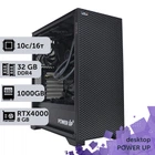 Рабочая станция PowerUp Desktop #450 Core i5 13400F / 32GB / HDD 2TB / SSD 1TB / NVIDIA Quadro RTX4000 8GB специализированная вычислительная графическая система для архитекторов и инженеров