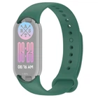 Силиконовый ремешок для фитнес браслетов Xiaomi Mi Band 8 Smart Band 9/10, Silicone, Dark Green, с удобной застёжкой, на фитнес трекер и смарт часы, ArmorStandart (ARM86907)