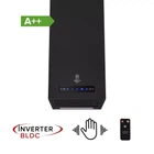Вытяжка perfelli design quadro 36 nero silenzio
