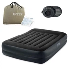 Матрац надувний Intex 64124 з вбудованим електронасосом 203x152x42 см, чорний