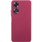 Чохол на Oppo A60 4G / для оппо А60 силікон Бордовий / Marsala