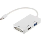 Переходник mini DisplayPort (Thunderbolt) - HDMI, DVI, VGA (3 в 1)