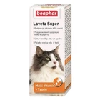 Витамины для кошек Beaphar Laveta Super от линьки, для здоровой кожи и красивой блестящей шерсти, 50 мл
