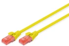 Патч-корд DIGITUS CAT 6 UTP, 2м, AWG 26/7, Cu, LSZH, жовтий