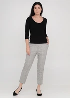 Брюки H&M 32 Бежевый 0708311_тонк.роз.пол_12