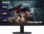 Монитор 27" Samsung Odyssey G50D (LS27DG502EIXCI) -- QHD 2K / IPS / 180Hz / 1 мс (GTG) / HDR10 / FreeSync Premium / G-Sync Compatible / Pivot / Black Equalizer