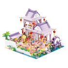 Конструктор SLUBAN M38-B1078 Girls Dream Чайный дом, 981 деталей, в коробке