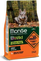 Сухий корм для дорослих собак Monge Dog Bwild Gr.Free Качка