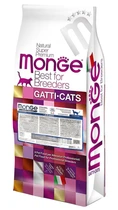 Сухой корм для кошек Monge Cat Urinary со вкусом курицы, лосося и риса