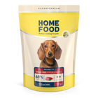 Беззерновой гипоаллергенный сухой корм Home Food для взрослых собак малых пород Утка и индейка