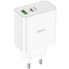 СЗУ Hoco C113A Awesome PD65W (1USB-A/1C) White