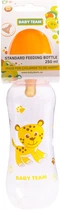 Бутылочка для кормления с латексной соской Baby Team 250 мл (1310_помаранчевий)