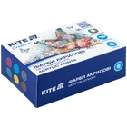 Фарби акрилові Kite Creative K-273, 6 металевих кольорів, 20 мл