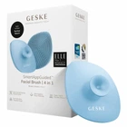 Щетка для лица GESKE Facial Brush 4в1 с держателем аквамариновая