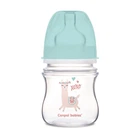 Бутылка с широким антиколиковым отверстием Easystart Toys 120 мл Canpol Babies Зеленая (5901691812956)
