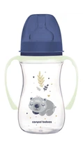 Бутылка антиколиковая с широким отверстием 240 мл Easystart Sleepy Koala Canpol babies Голубая (5901691881662)