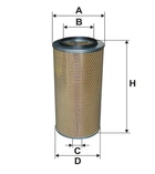 Воздушный фильтр WIX FILTERS 42608E 0010947904, 1901925, 1902125