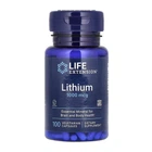 Life Extension, Літій, 1000 мкг, 100 вегетаріанських капсул