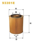 Фільтр повітря DT 75 Crawler Tractors Wix Filters (93351E) WIX Filters (93351E)