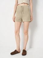 Шорти жіночі H&M 1073207 XS Темно-бежеві (KAY2000001634561)